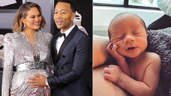 10. John Legend ve Chrissy Teigen da bu yıl ikinci kez anne-baba olmayı tadan ünlülerden...