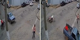 Talihsiz Kazanın Ardından Kendini Başka Bir Araçta Bulan Motosikletli