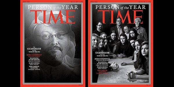 Muhafızlar ve Hakikat Savaşı: Time, Yılın Kişisi olarak Kaşıkçı'nın da aralarında bulunduğu 3 gazeteciyi ve bir gazeteyi seçti