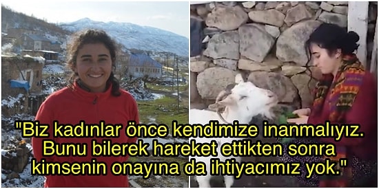 Maaşı ile Yarım Kalan Eğitimini Tamamlamayı ve Köydeki Çocukların Okula Ulaşımını Sağlamayı İsteyen Muhtar Adayı Şilan Aslan