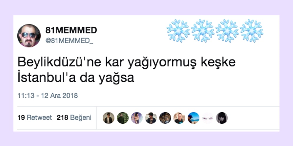 İstanbul'a Düşen İlk Kar Tanesiyle Goygoyun Dibine Vurmuş 15 Kişi