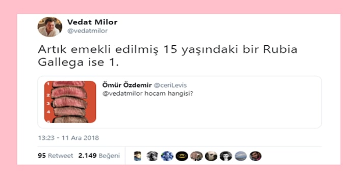 Vedat Milor'un 'Et Nasıl Yenmeli?' Sorusuna Verdiği Cevap ve Sonrasında Gelen Mizah Dolu Tepkiler