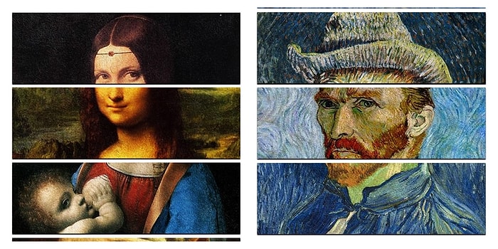 Вьетнамский дизайнер придумал гениальный способ показать миру уникальный стиль художников, объединив их четыре картины в одну