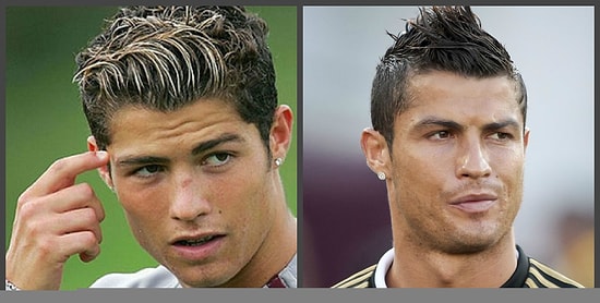 Опрос: Какая прическа Роналду круче?