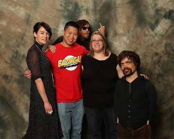 14. Норман Ридус эпически портит кадр