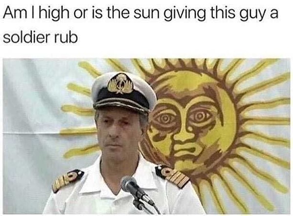 3. Солнышко решило поддержать этого парня как надо