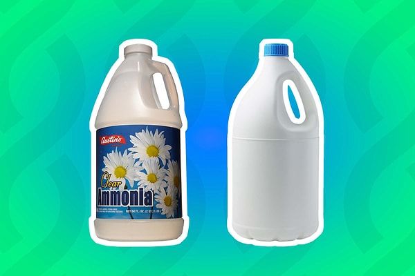 3. Отбеливатель + аммиак