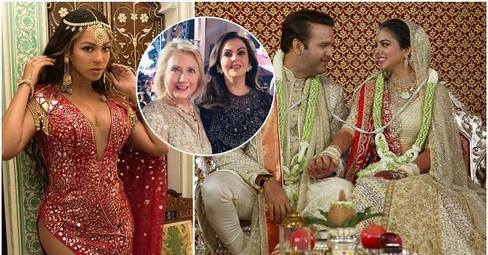 Beyonce'nin Sahne Aldığı, Hillary Clinton'ın da Olduğu Hindistan'ın En Zengin Ailesinin Kızının Düğünü