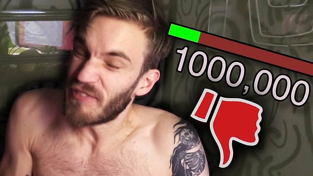 4. PewDiePie - Can this video get 1 million dislikes?