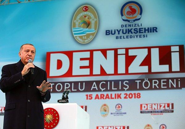 Dün Denizli'de toplu açılış töreninde konuşan Cumhurbaşkanı Erdoğan'ın hedefinde Fatih Portakal vardı.