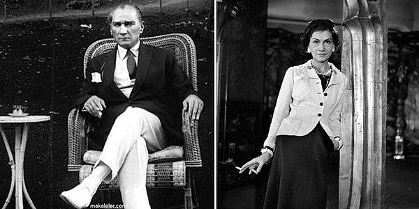 Şaşırtıcı bir bilgi de şu ki Chanel sadece dünya kadınlarını değil Türk askerlerini de giydirdi. 1930’lu yıllarda Atatürk, Türk Silahlı Kuvvetleri’nin üniformalarını Coco Chanel’e tasarlattı.