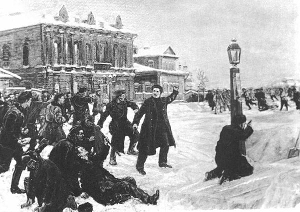 8. В каком году началась Первая русская революция?