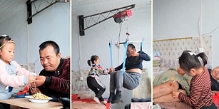 Annesi Terk Ettikten Sonra Felçli Babasına Tek Başına Bakmak Zorunda Kalan 6 Yaşındaki Kız