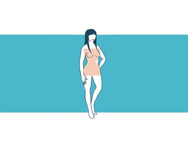 Тип фигуры песочные часы: