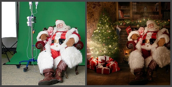 Как устроить сказку на Рождество: Фотографы организовывают фотосессию для больных детей