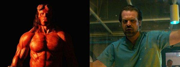 Hellboy'a ise Stranger Things'in Jim Hopper'ı olarak tanınan Amerikalı oyuncu David Harbour hayat verecek.