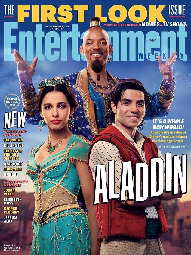 First look at Disney's live-action adaptation of Aladdin is released on Wednesday.