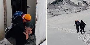 Oğlunu Her Gün Sırtında 2 Kilometre Taşıyarak Okula Götürüp Getiren Baba!