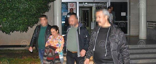 Çalışmalar sonucu Mehmet U.'nun cinayete kurban gittiğinin anlaşılması üzerine 40 yaşındaki Hatice U. ve 34 yaşındaki kardeşi Yaşar T. ve bir başka şüpheli E.Ç. Antalya'da gözaltına alındı.