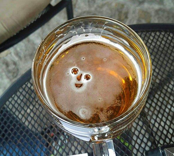 14. Bu bira sizi gördüğüne çok mutlu!