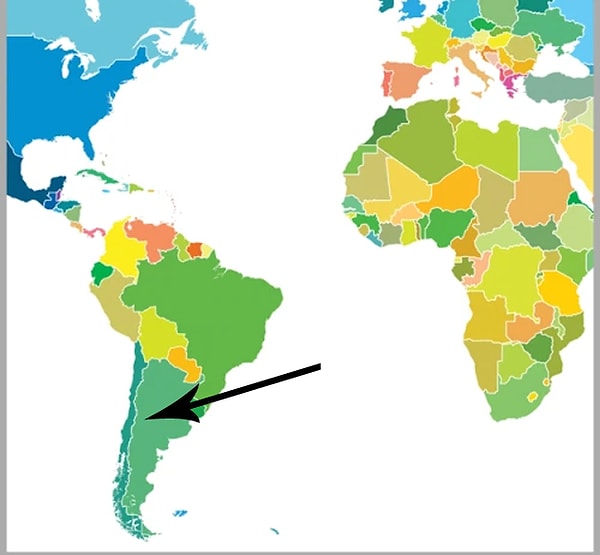 5. Назовите столицу страны, на которую направлена стрелка: