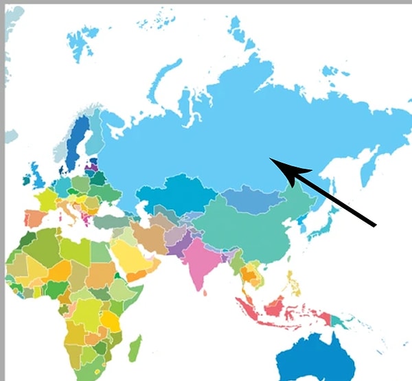 8. Назовите столицу страны, на которую направлена стрелка:
