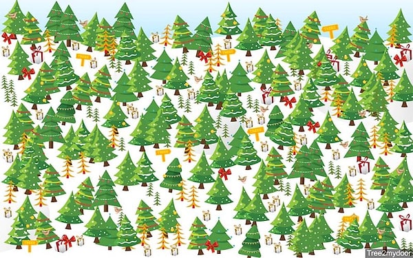 8. И последнее задание: найдите елочку со звездой на макушке. Задание непростое, справились?