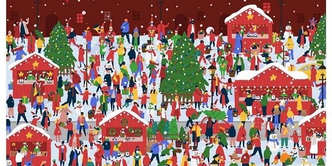 Новогодние головоломки: Лишь самым внимательным удастся найти на этих картинках спрятанные вещи