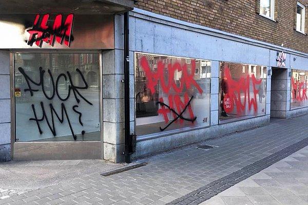 2. H&M'in grafitti skandalı