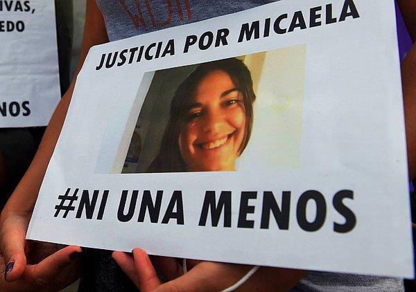 Yasaya, 2017'de tecavüze uğrayıp öldürülen 21 yaşındaki Micaela Garcia'nın adı verildi.