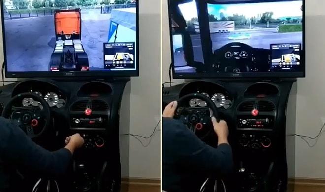 Euro Truck Simulator 2 Oyunu İçin Kurduğu Sistemle Çoğu Kişinin Hayalini Gerçekleştiren Adam