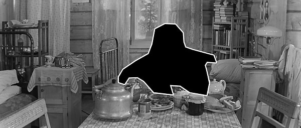 8. И, наконец, узнайте эту картину по кадру без героя: