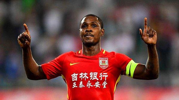 29 yaşındaki Ighalo, bu sezon 21 golle Çin Süper Ligi'ne damga vursa da takımı Changchun Yatai'nin küme düşmesine engel olamadı.