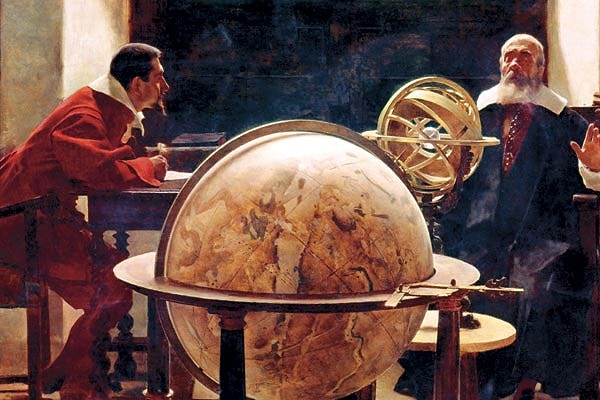 1. Чьими именами представлена научная революция XVII века?