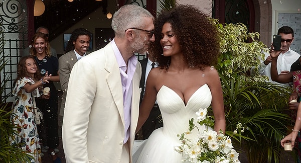 5. Венсан Кассель и Тина Кунаки