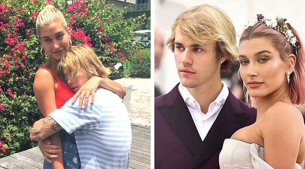 6. Джастин Бибер и Хейли Болдуин