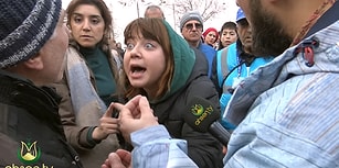 Milli Piyango Karşıtı Bildiri Dağıtan Ahsen TV Muhabirine Tepki: 'Nerede Abuk Subuk Bir İş Var Onları Yapan Bir Adamsın'