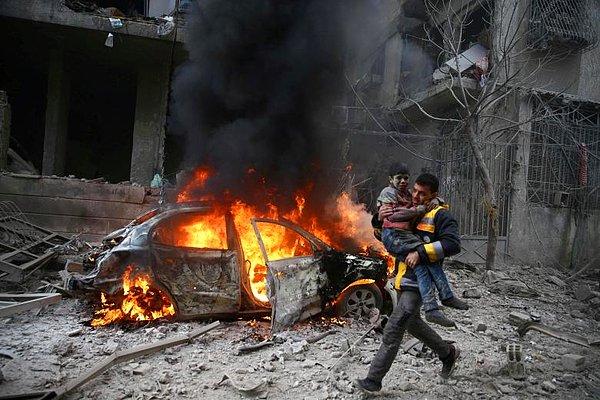 5. Suriye'nin başkenti Şam'da bir saldırının ardından.