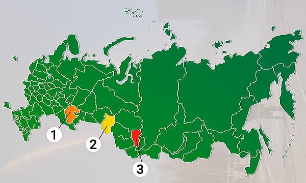 1. Итак, какая цифра указывает на Омскую область?