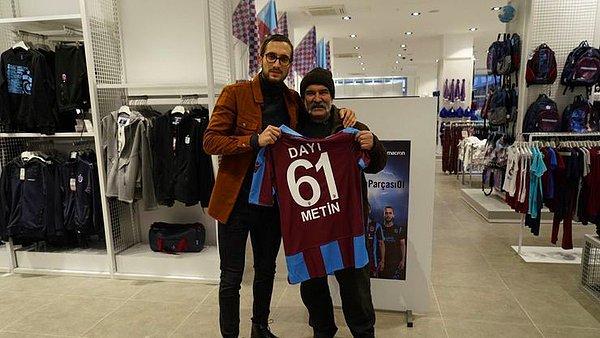 Görüntülerin sosyal medyada viral olmasının ardından Trabzonspor kulübü Metin Burma isimli adam için bir klip çekme kararı aldı.
