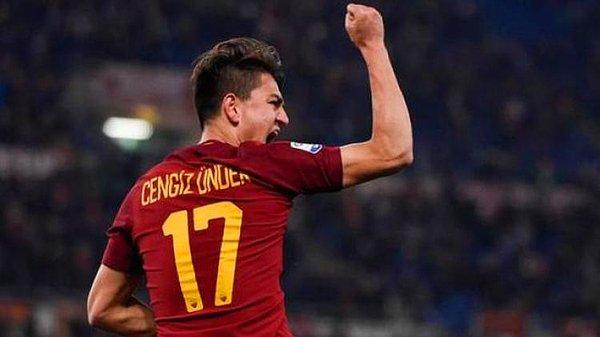 Başakşehir’den 2017’nin Temmuz ayında 13 milyon Euro bonservis bedeliyle Roma’ya transfer olan Cengiz Ünder’in İtalyan ekibiyle 2022 yılına kadar sözleşmesi bulunuyor.