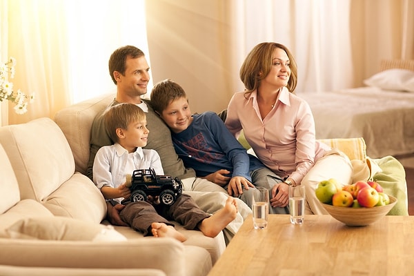 Места силы для вас: дом, в окружении близких людей.