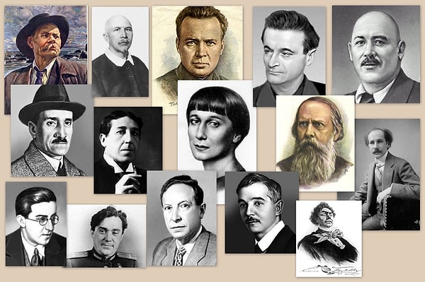 5. У кого из этих писателей настоящая фамилия была Пешков?