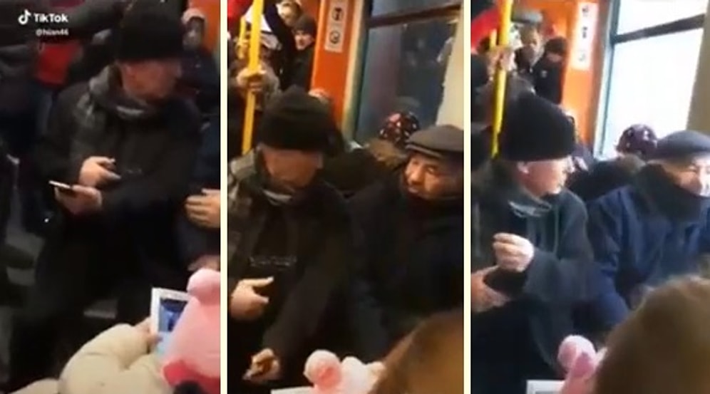 Metroda Telefon Yüzünden Tartışan Amcalar