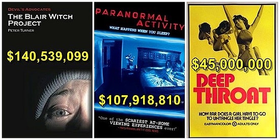 İnanılmaz Paralar! Düşük Bütçelerine Rağmen Gişede Fırtınalar Estiren 12 Film