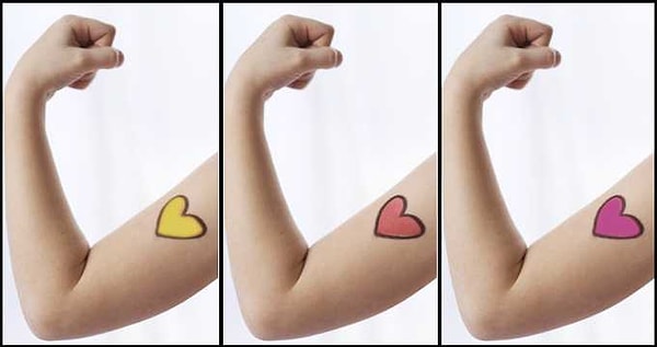 2. Татуировки, которые меняют цвет