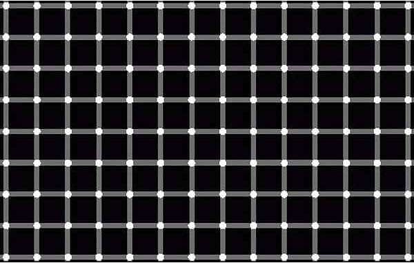 9. Внимательно посмотрите на белую точку. Сколько тут теперь черных?