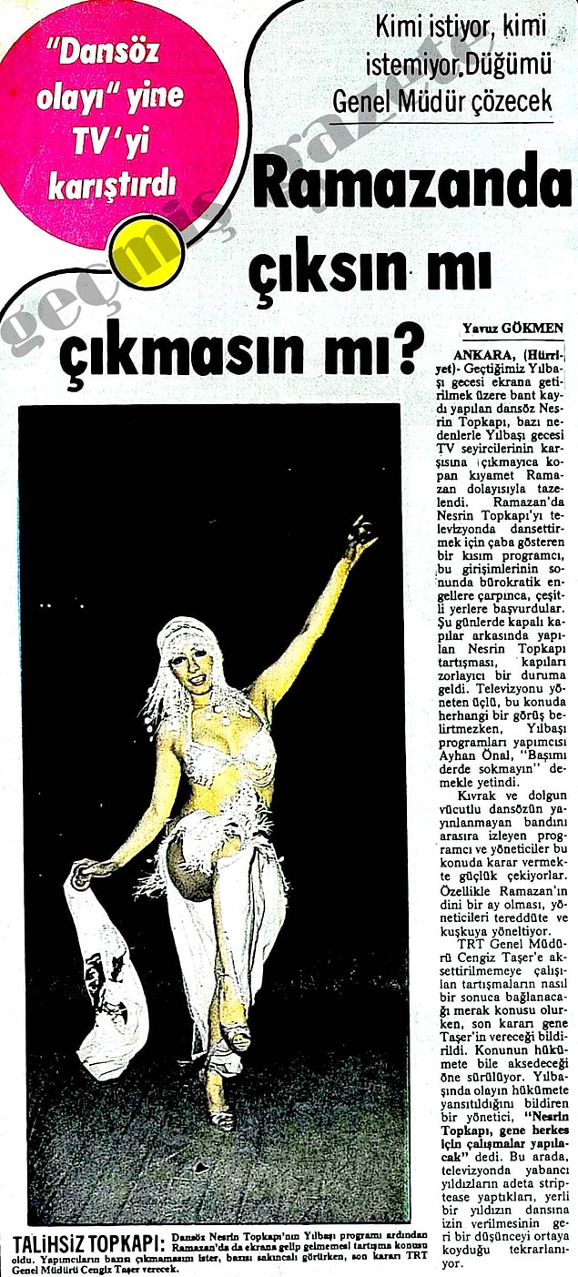 15. Tek kanalda Nesrin Topkapı krizi var.