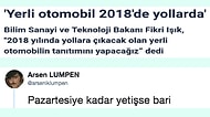 2018 Yılında Yollarda Olacak İlk Yerli Otomobil İçin Zamanı Büküp Mizah Çıkaran Yorumlar