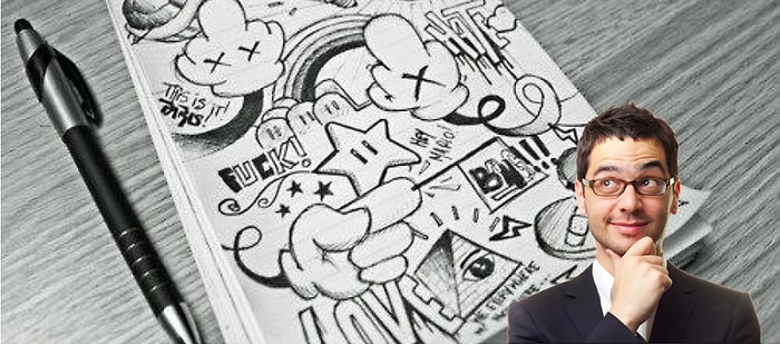 Тест: Что означают ваши рисунки в тетрадях от нечего делать?